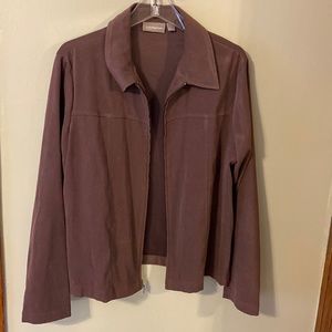 Croft & Barrow stretch brown Blazer